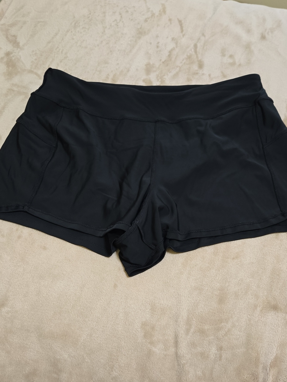 L.L. Bean Black Women's Swim Shorts